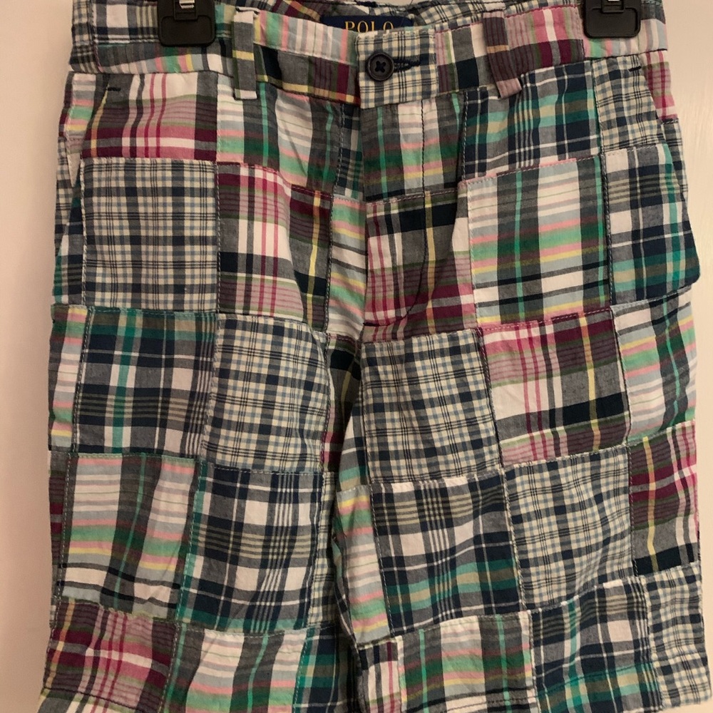 Boys plaid shorts 10 never Worn